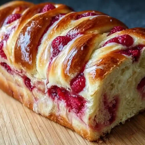 Raspberry Swirl Brioche Loaf Recipe