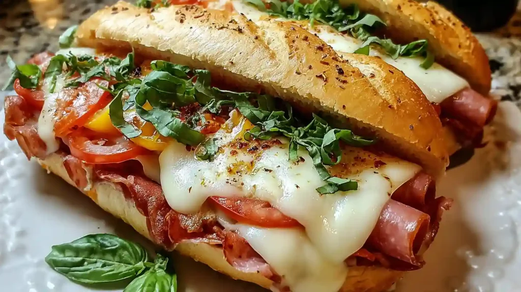 Baked Italian Grinder Sandwiches