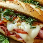 Baked Italian Grinder Sandwiches