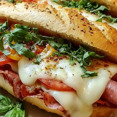Baked Italian Grinder Sandwiches