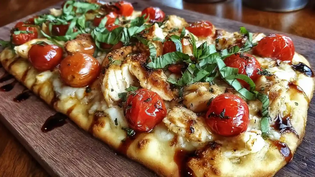 Chicken Caprese Flatbread