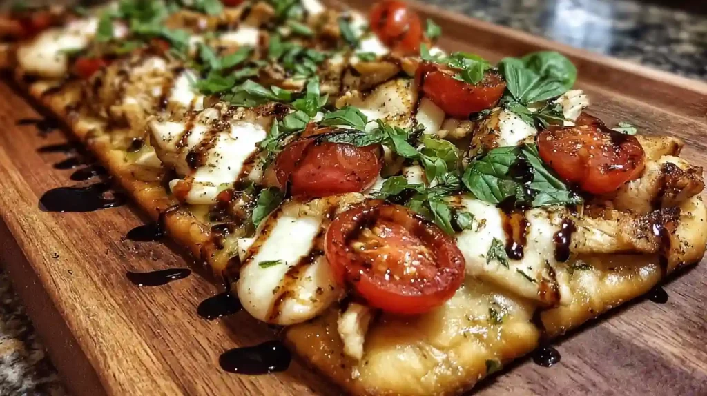 Chicken Caprese Flatbread