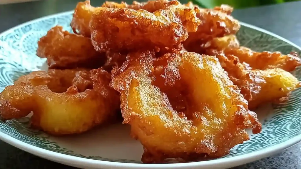 Crispy Pineapple Fritters