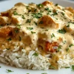 Homemade Creamy Smothered Chicken and Rice