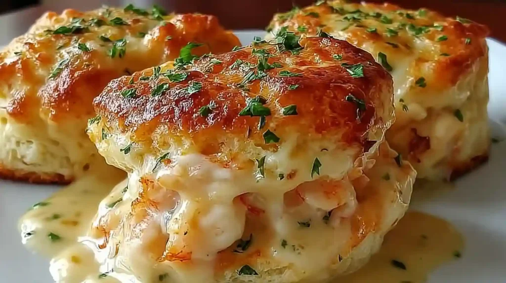 Shrimp Crab Biscuit Melts