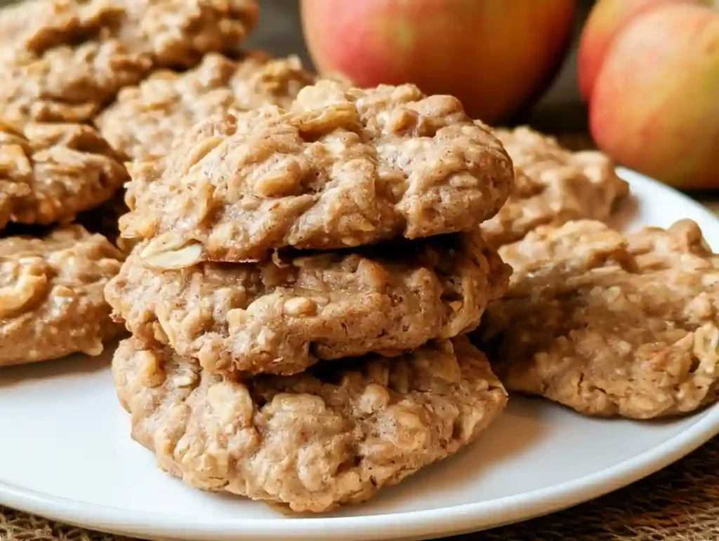 Apple Cinnamon Oatmeal Cookies