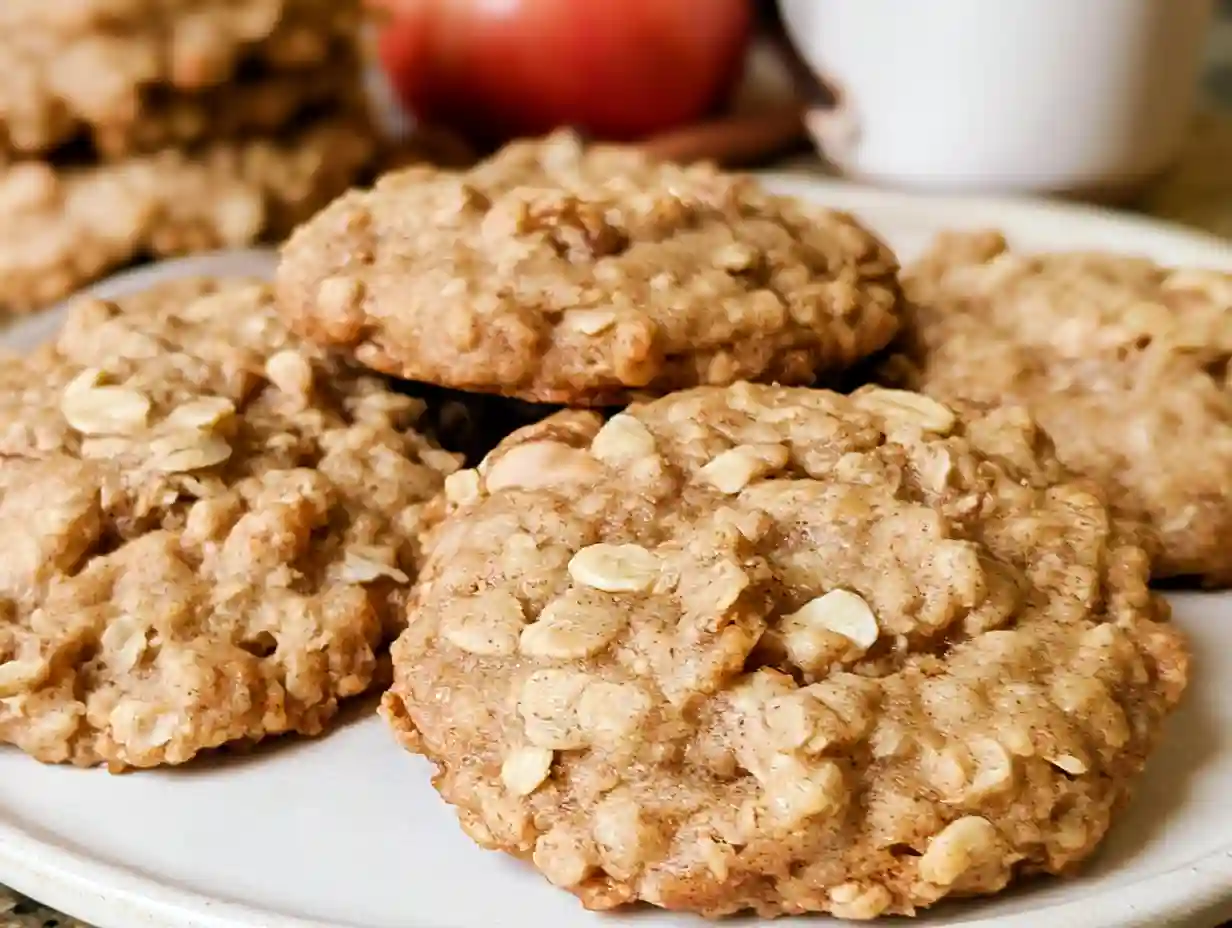 Apple Cinnamon Oatmeal Cookies