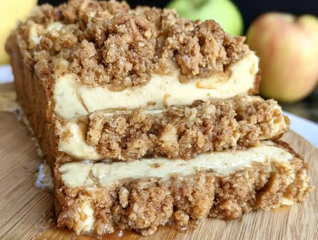 Apple Crisp Cheesecake Bread