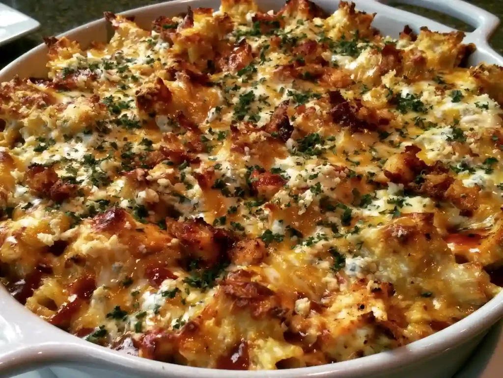 BBQ Ranch Chicken Casserole