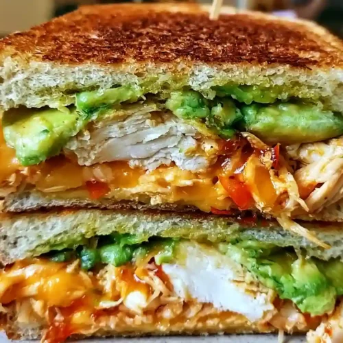 Chicken Avocado Melt Sandwich