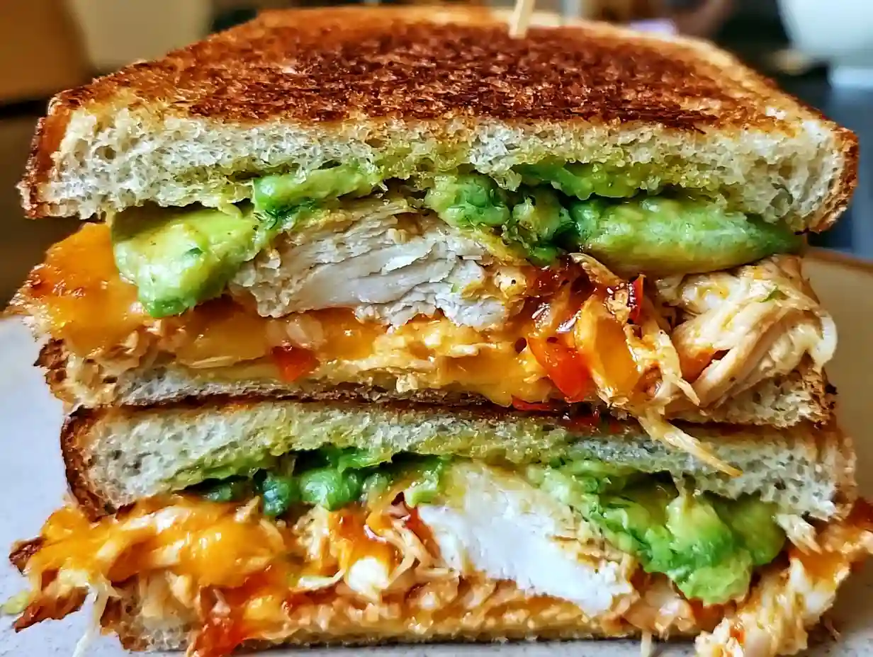 Chicken Avocado Melt Sandwich