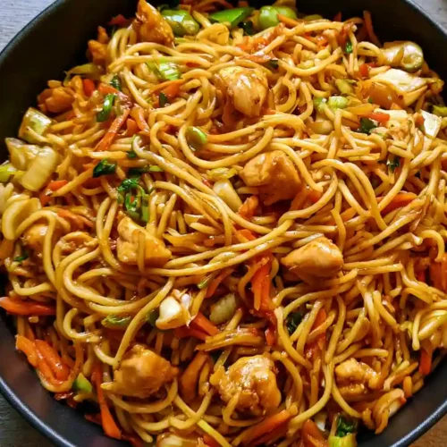Chicken Chow Mein Recipe with Homemade Sauce