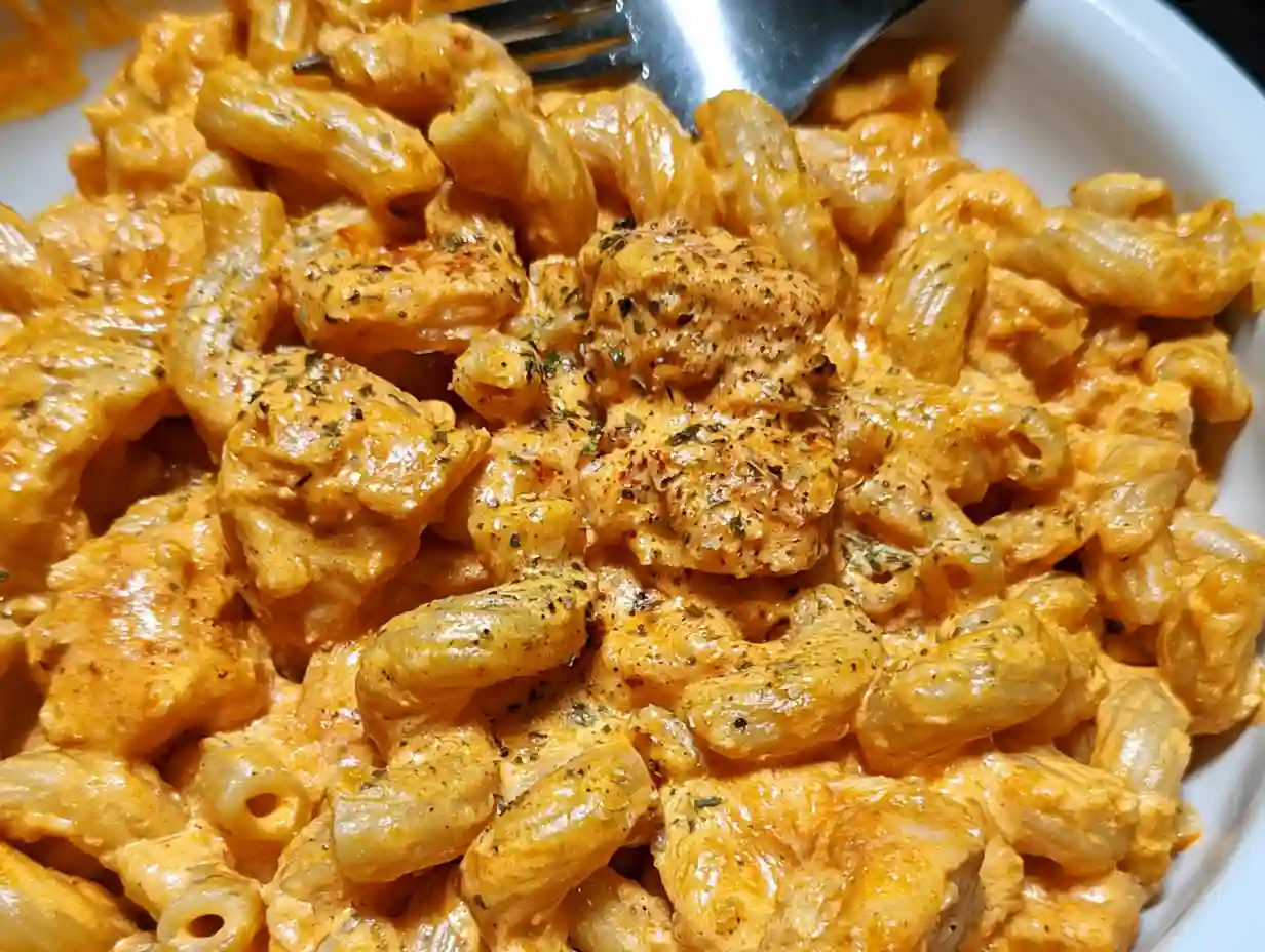 Creamy Spicy Buffalo Chicken Pasta