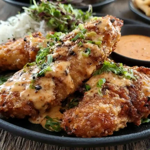 Crispy Chicken Tenders with Bang Bang Sauce Recipe