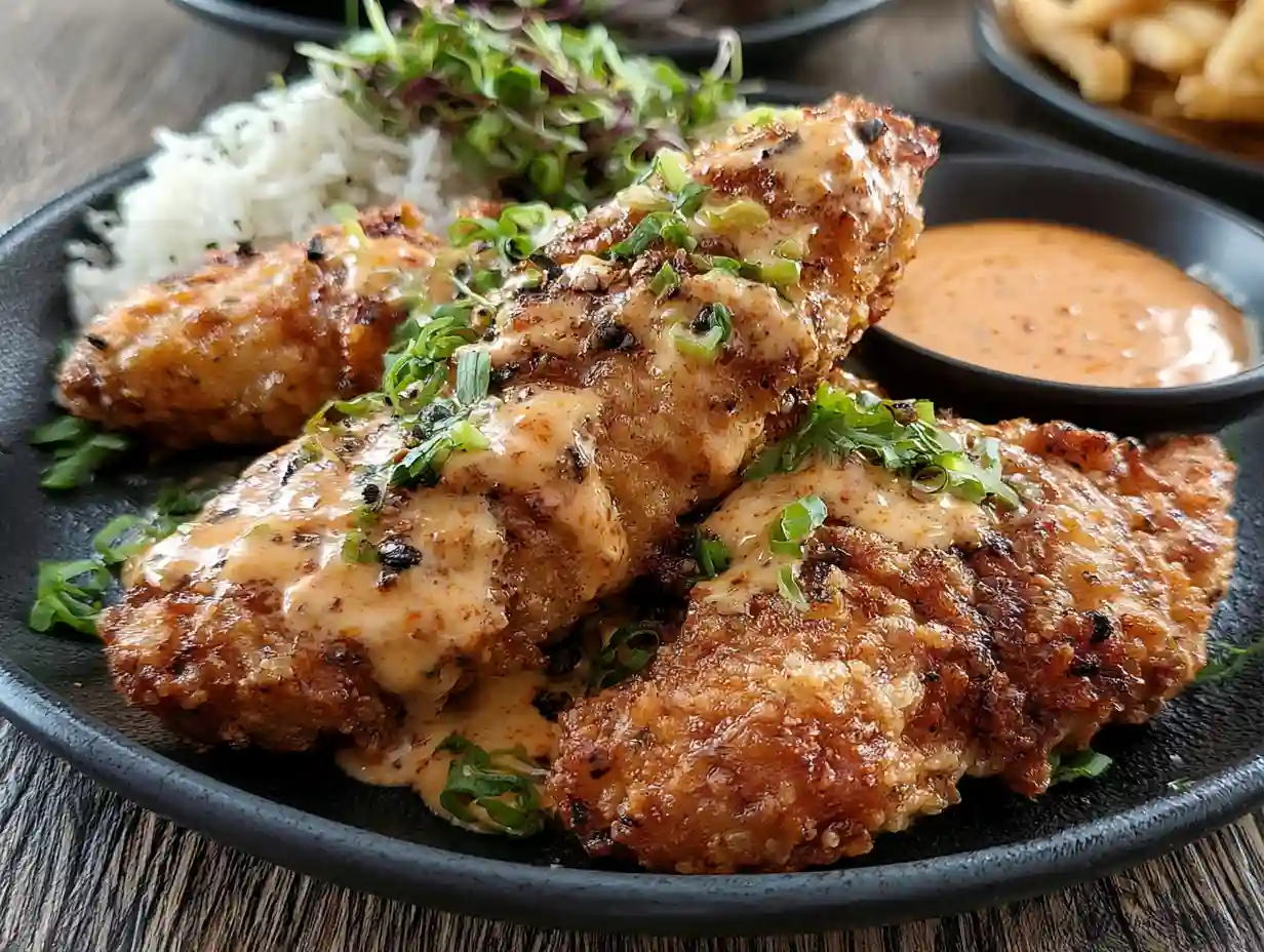 Crispy Chicken Tenders with Bang Bang Sauce Recipe