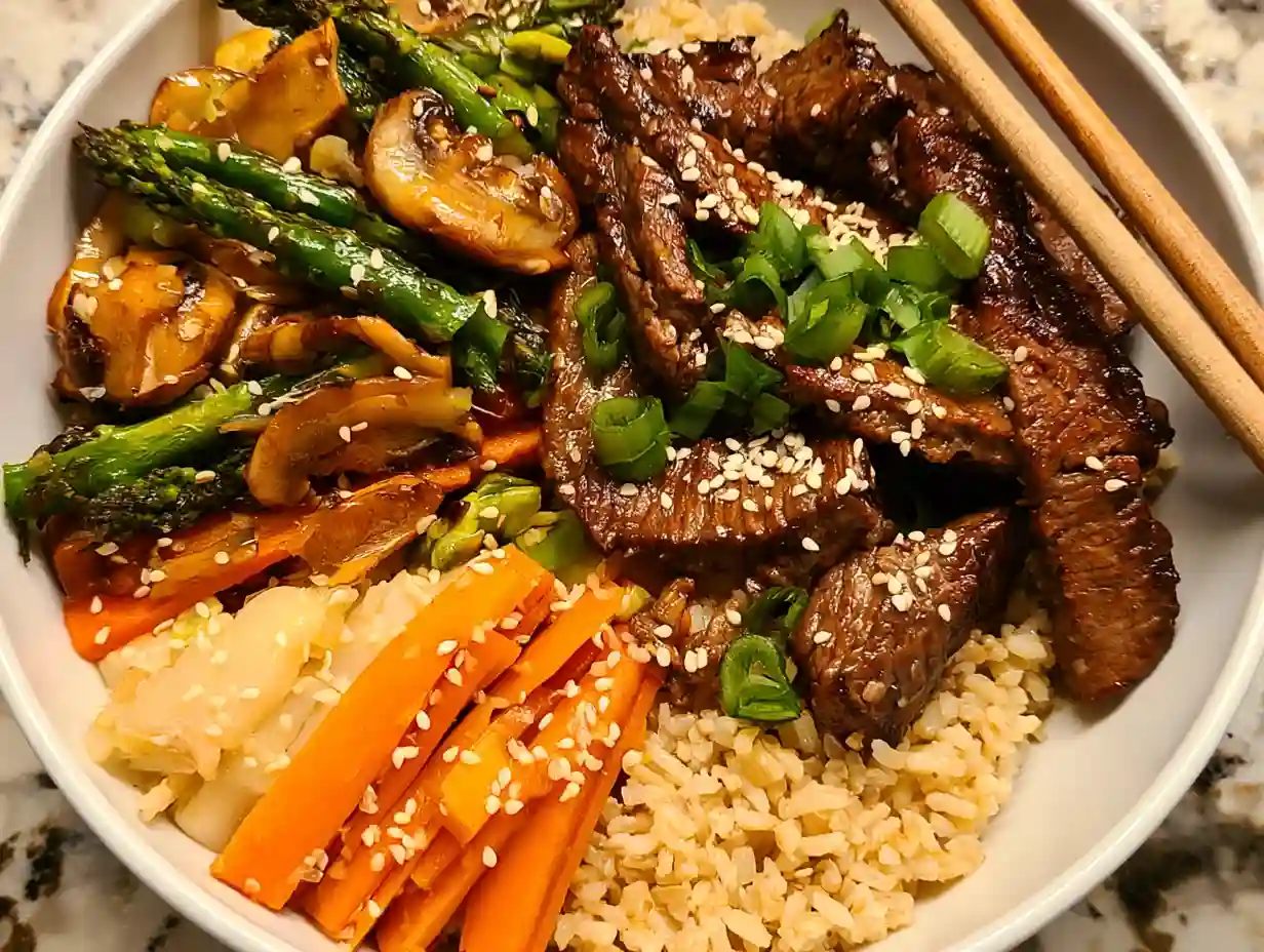 Hibachi Steak Bowls Dinner Recipe