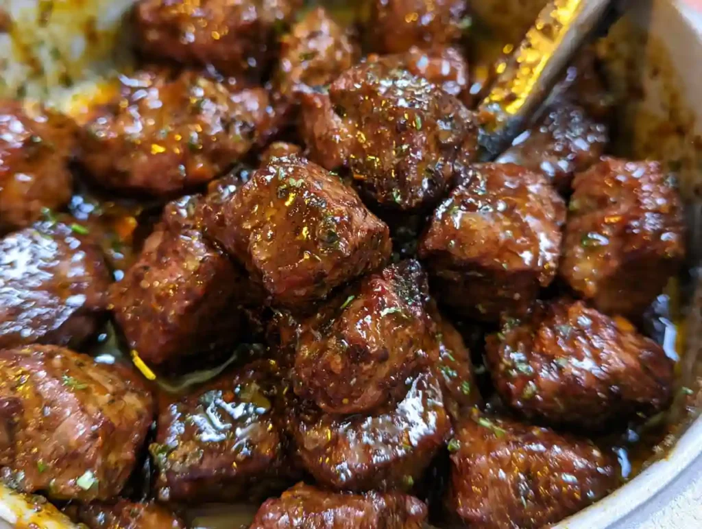 Cowboy Butter Steak Bites