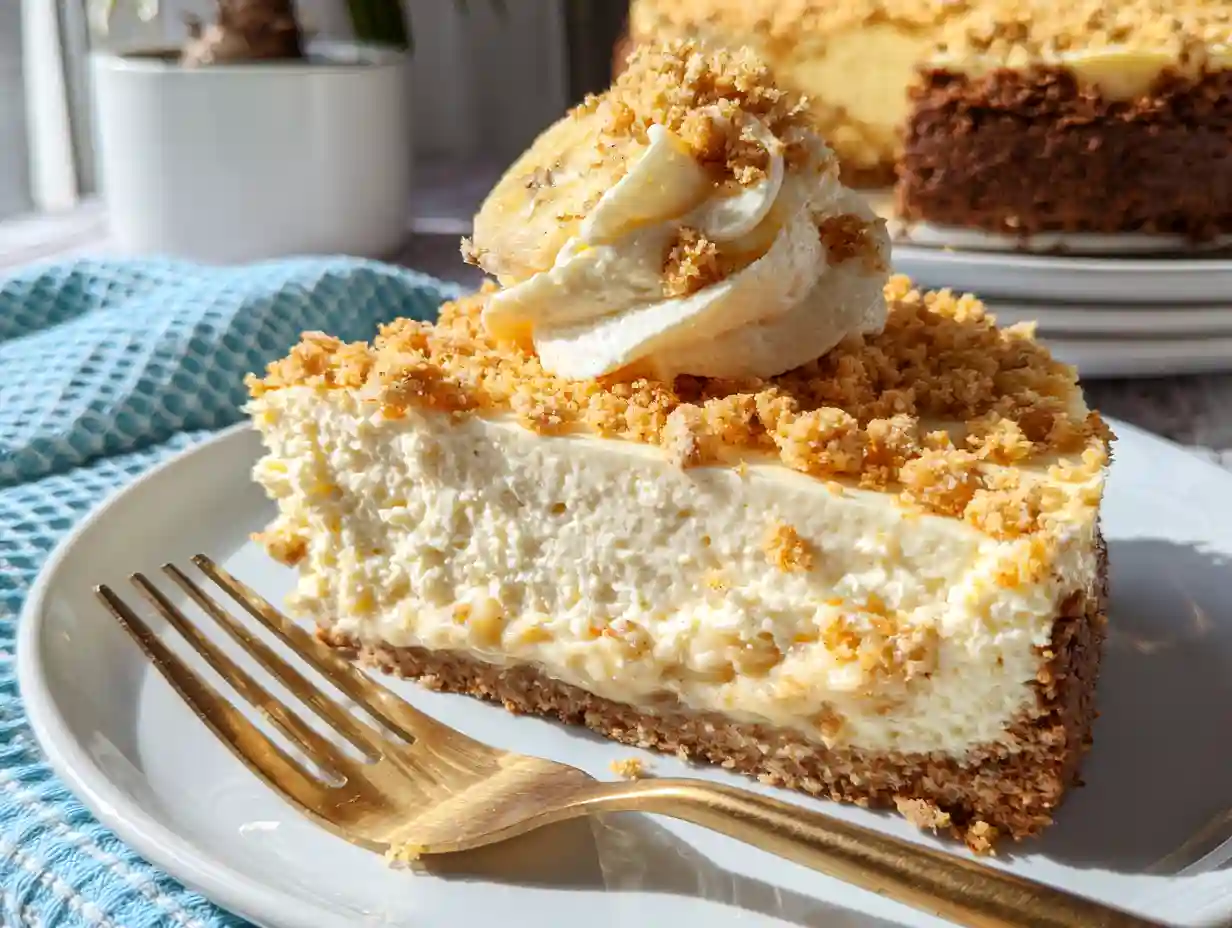Keto Banana Pudding Cheesecake