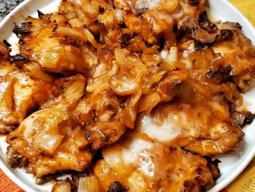 Low Carb BBQ Chicken Thighs