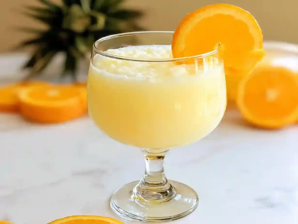 Orange Pineapple Coconut Mocktail Recipe