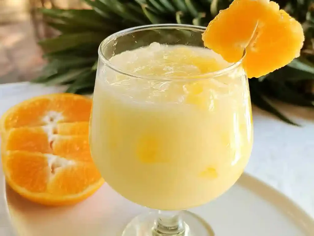 Orange Pineapple Coconut Mocktail Recipe