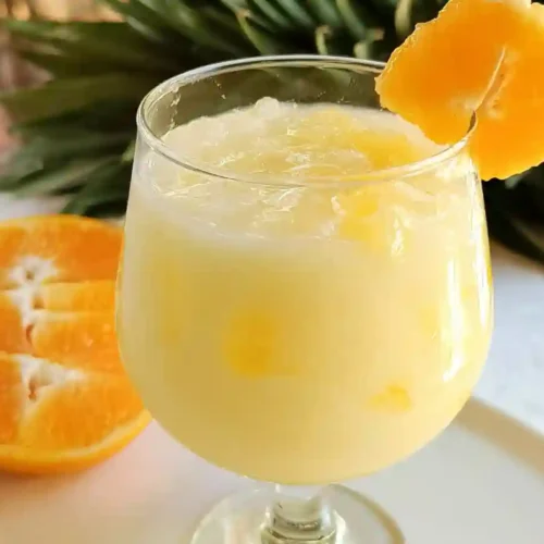 Orange Pineapple Coconut Mocktail Recipe