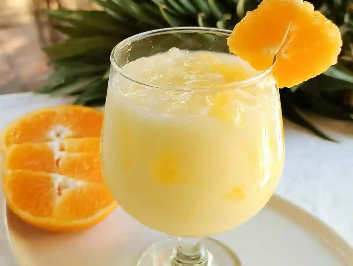 Orange Pineapple Coconut Mocktail Recipe