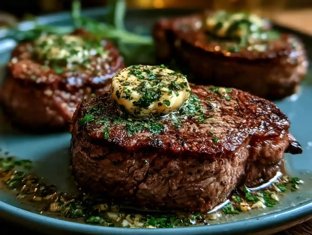 Pan Seared Steak with Garlic Butter