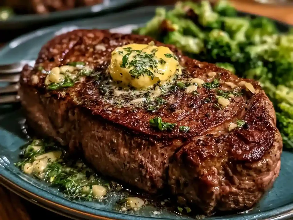 Pan Seared Steak with Garlic Butter