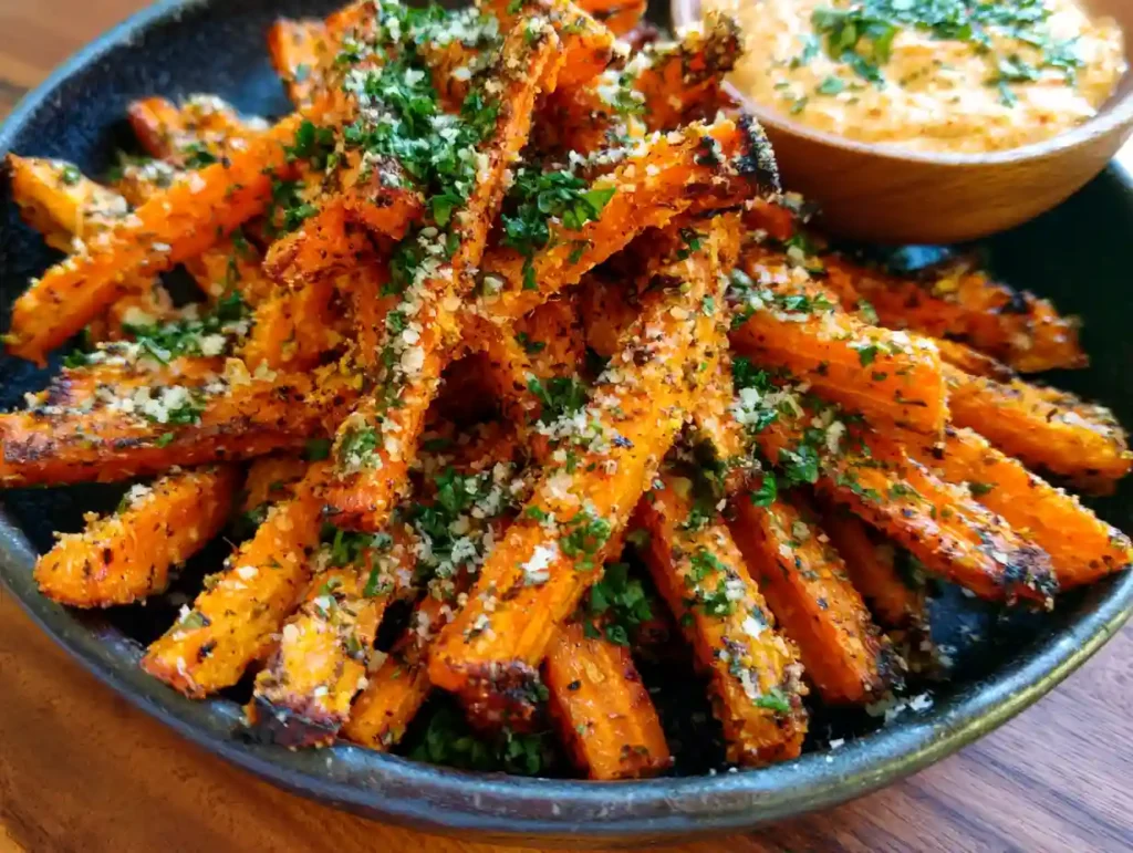 Parmesan Roasted Carrot Fries