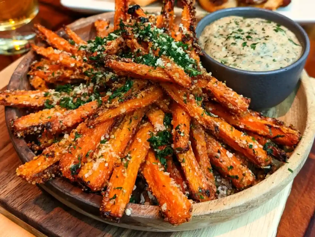 Parmesan Roasted Carrot Fries