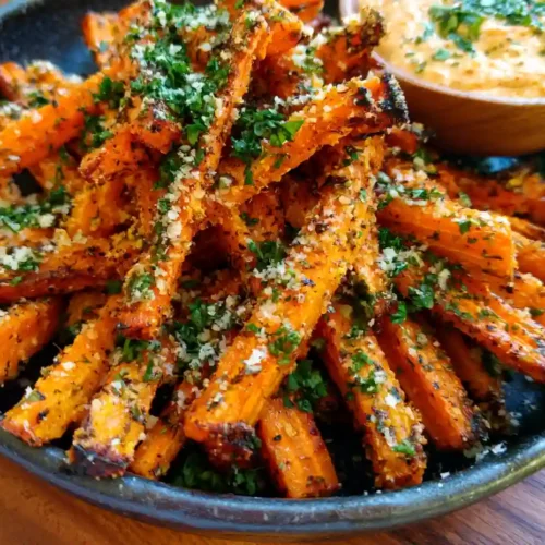 Parmesan Roasted Carrot Fries