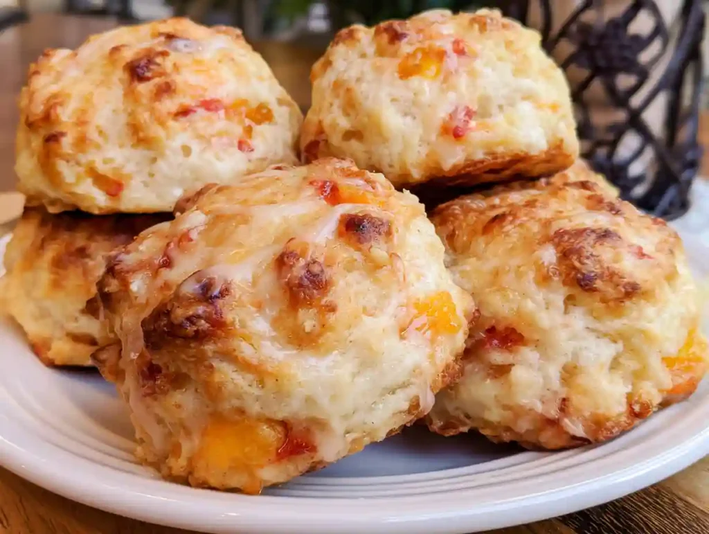 Peach Buttermilk Biscuits