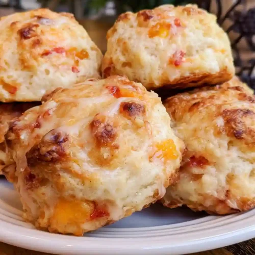 Peach Buttermilk Biscuits