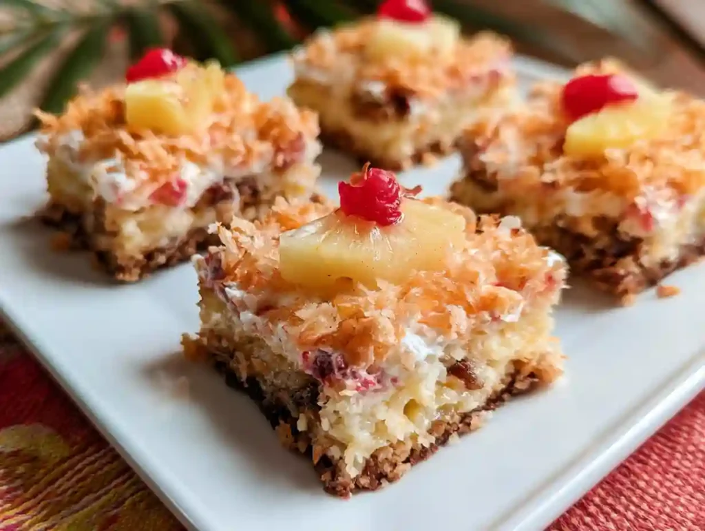Pina Colada Seven Layer Bars