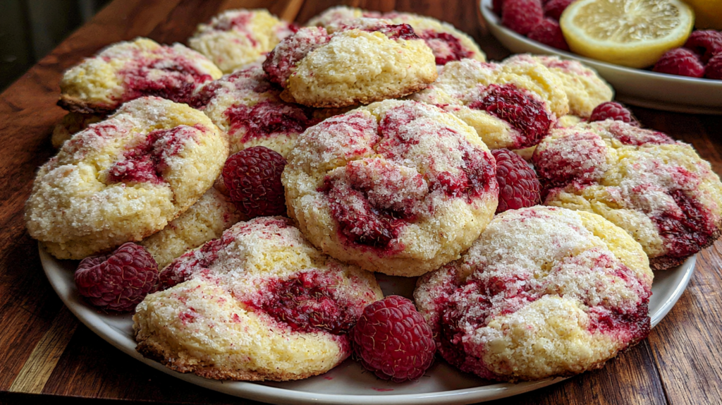 Raspberry Lemon Cookies