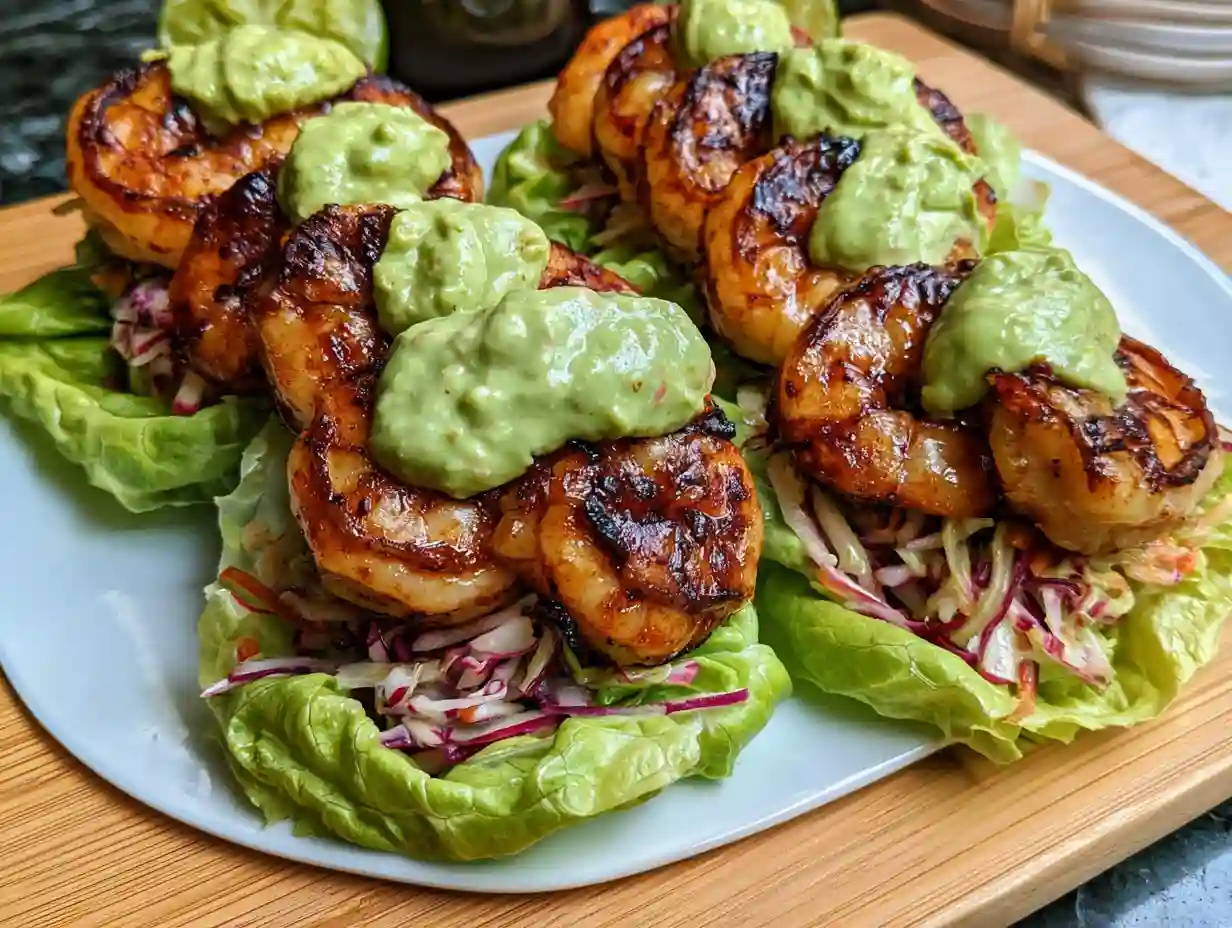 SHEET PAN CHILI-LIME SHRIMP LETTUCE WRAPS