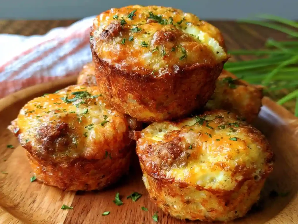 Sausage, Egg and Cheese Breakfast Muffins