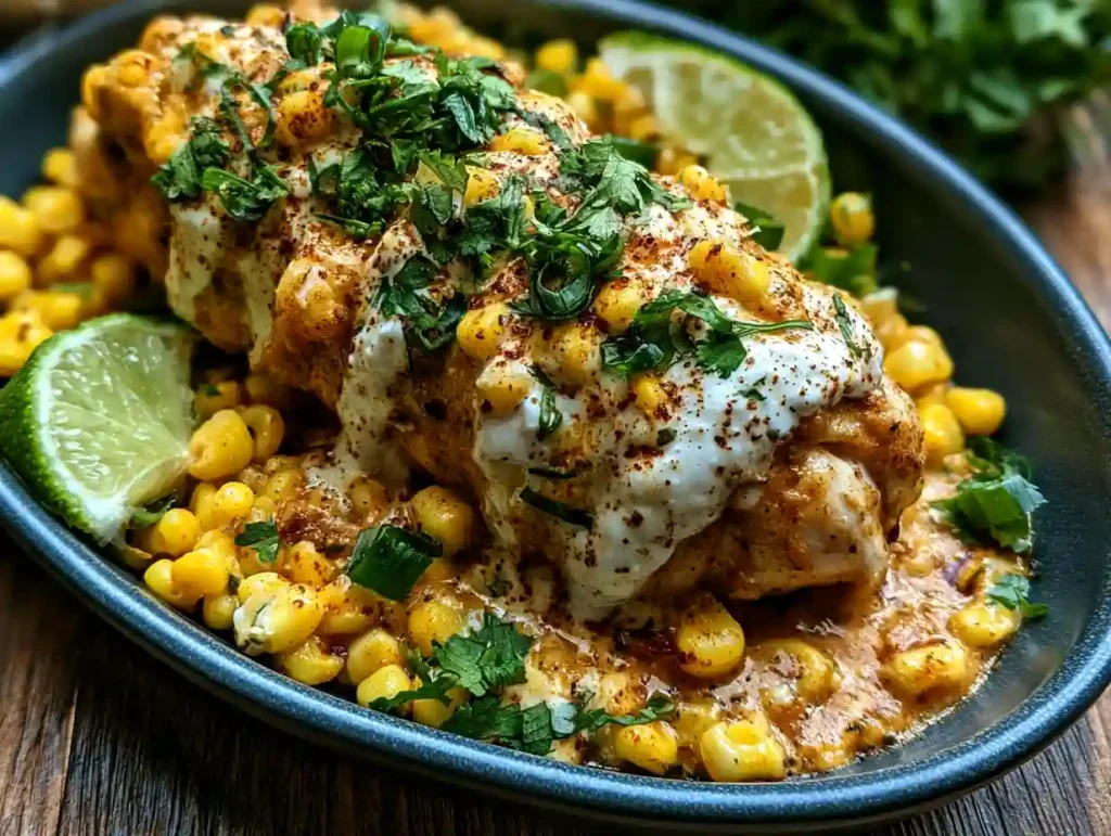 Slow Cooker Street Corn Chicken