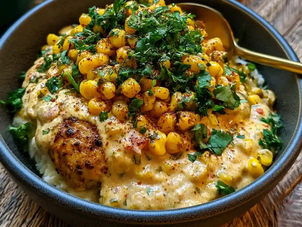 Slow Cooker Street Corn Chicken