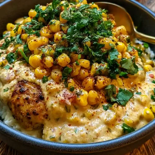 Slow Cooker Street Corn Chicken