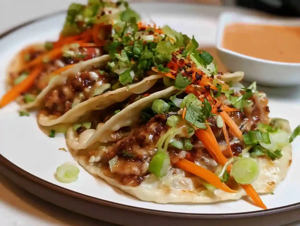 Smash Dumpling Tacos