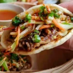 Smash Dumpling Tacos
