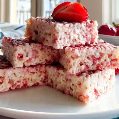 Strawberry Rice Krispie Treats