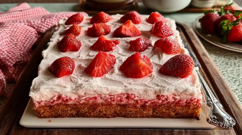Strawberry Sheet Cake