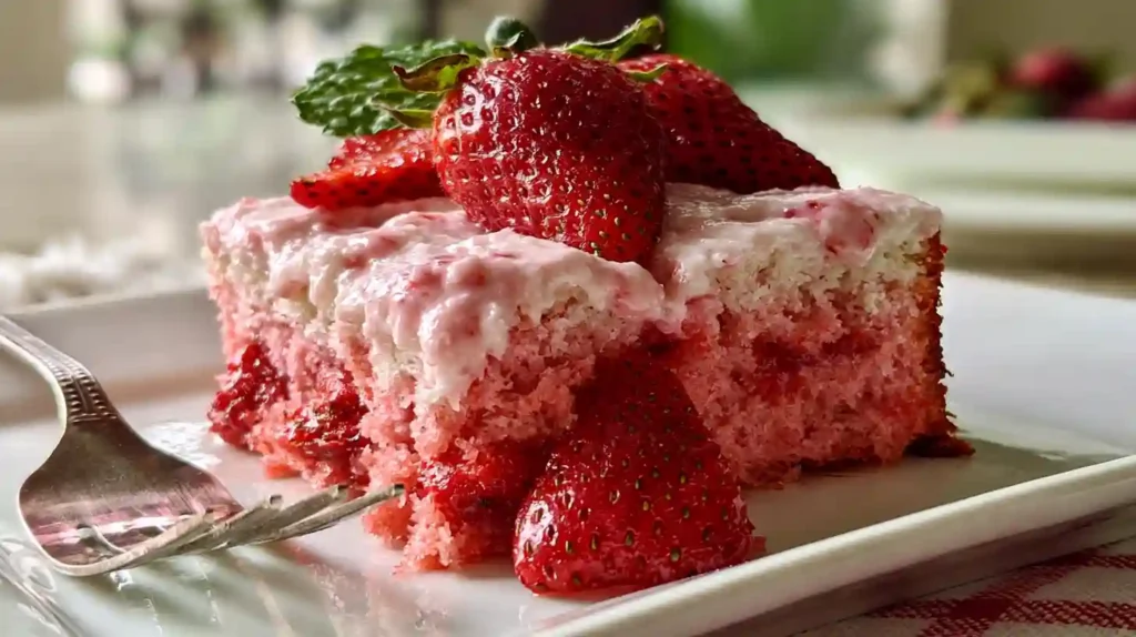 Strawberry Sheet Cake