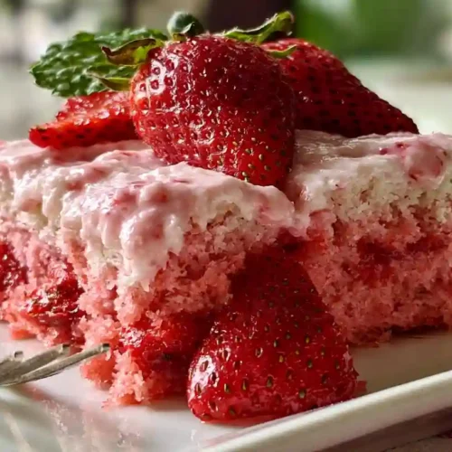 Strawberry Sheet Cake