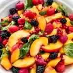 Summer Peach Fruit Salad