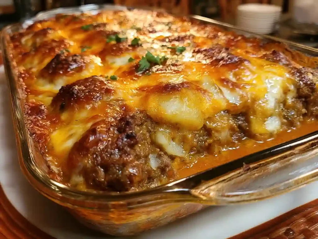 Amish Hamburger Steak Bake