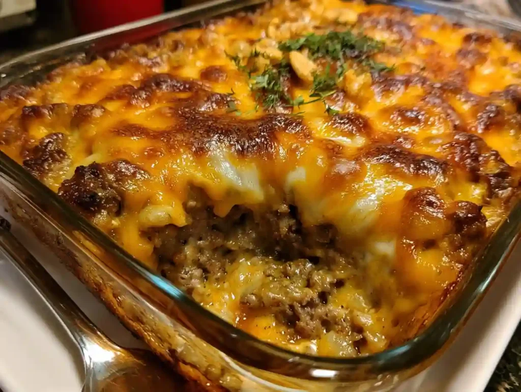 Amish Hamburger Steak Bake